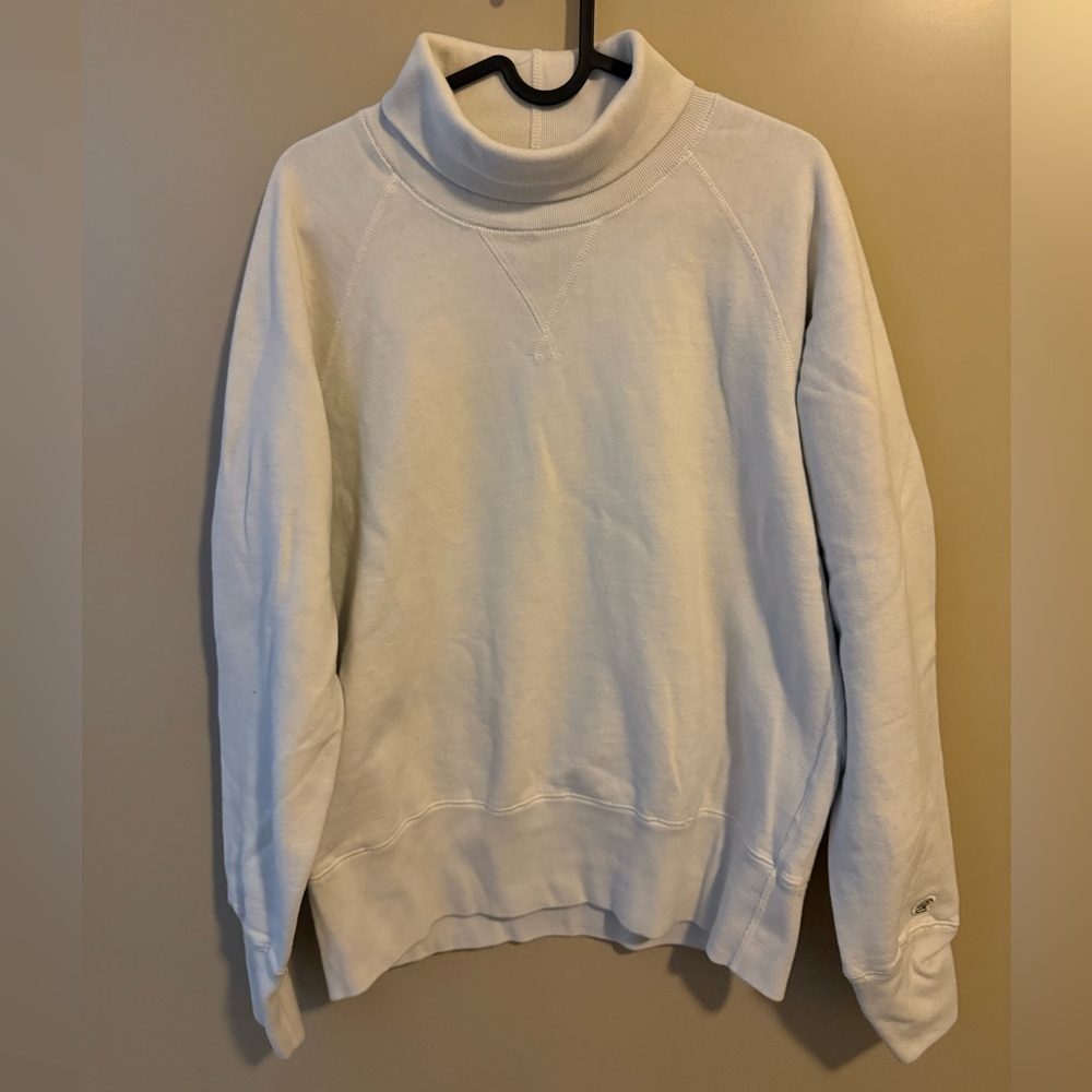 Todd Snyder x Champion White Turtleneck Sweatshirt